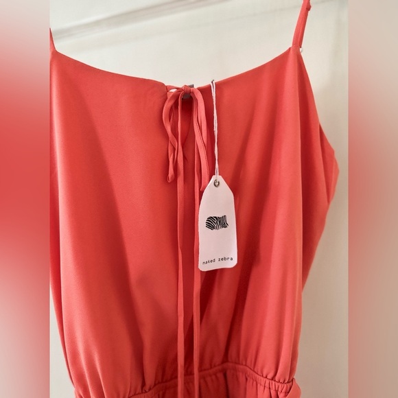 NEW | Naked Zebra | Sleeveless Ruffle Shorts Romper - Size S - Picture 2 of 4